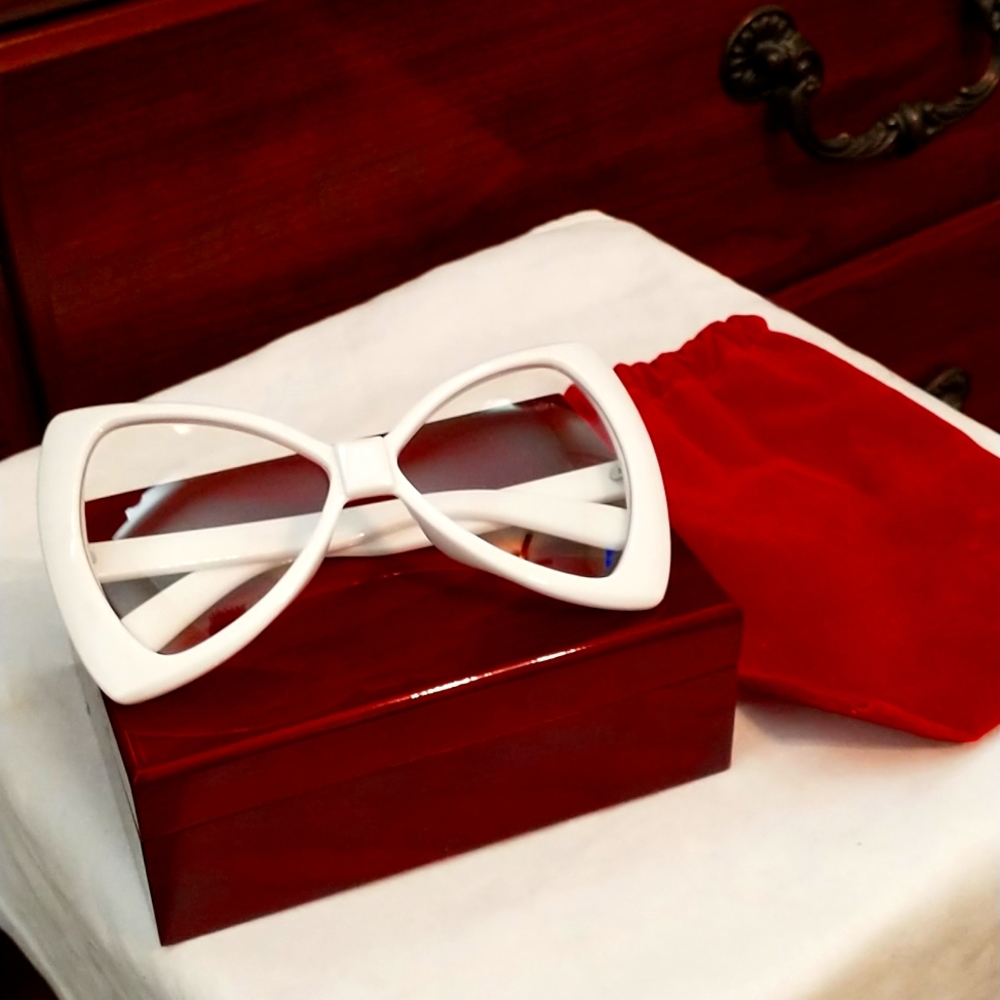 "Unbothered" Funky bowtie Fashion glasses by Natural Girls Rock